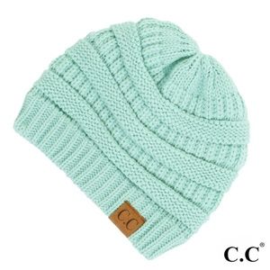 CC Winter Beanie Authentic Hat - Mint